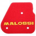 MOUSSE FILTRE A AIR SCOOT MALOSSI DOUBLE RED SPONGE POUR MBK 50 NITRO, OVETTO-YAMAHA 50 AEROX, NEOS-MALAGUTI 50 F10, F12, F15