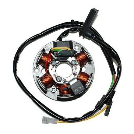 3322 STATOR ALLUMAGE 50 A BOITE ADAPTABLE MINARELLI 50 AM6 (DUCATI, FAISCEAU LONG) -TOP PERF TYPE ORIGINE- xxx Info TOP PERFORM