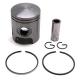 3251 PISTON SCOOT TOP PERF FONTE POUR PEUGEOT 50 TKR, TREKKER, SPEEDFIGHT AIR, LUDIX, VIVACITY, BUXY, SQUAB, ZENITH, ELYSEO xxx 