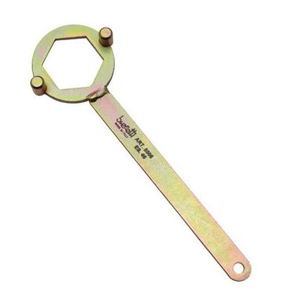 18678 OUTIL-CLE DEMONTE EMBRAYAGE SCOOT BUZZETTI 46mm POUR MINARELLI 4T-MAXISCOOTER 125 YAMAHA (ECROU 46 mm - ENTRAXE ERGOTS 72 