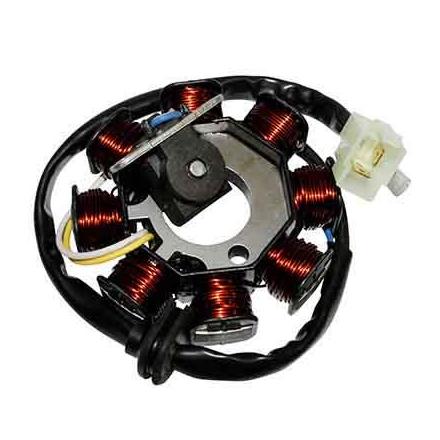 33842 STATOR ALLUMAGE SCOOT ADAPTABLE PEUGEOT 50 VIVACITY 4T, KISBEE 4T-SYM 50 ORBIT 4T (8 POLES - 3 FILS) -P2R- xxx Info P2R (