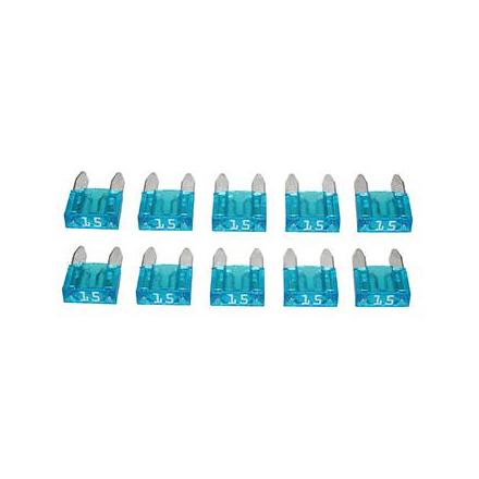 133698 FUSIBLE PLAT ENFICHABLE MINIATURE 15A (SACHET DE 10) xxx Info 