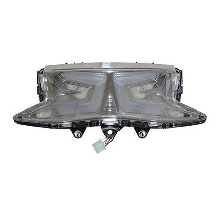 126196 FEU ARRIERE MAXISCOOTER ADAPTABLE HONDA 125 PCX 2010> A LEDS AVEC CLIGNOTANTS TRANSPARENT (HOMOLOGUE CE) -P2R- xxx Info 