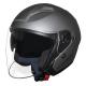 126402 CASQUE JET MT BOULEVARD SV DOUBLE ECRANS GRIS TITANIUM MAT XS xxx Info MT 