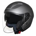 CASQUE JET MT BOULEVARD SV DOUBLE ECRANS UNI GRIS TITANIUM MAT XS