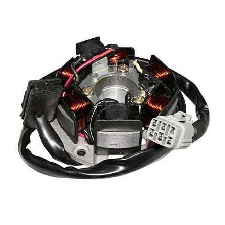 124583 STATOR ALLUMAGE 50 A BOITE ADAPTABLE CPI 50 SM, SX (R.O. 51A-21130-20-00) (AVEC PLATINE) -P2R- xxx Info P2R (Motorisé) 