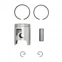 PISTON 50 A BOITE P2R POUR CYLINDRE P2R MINARELLI 50 AM6 (DIAM 39,96 mm, SEGMENTS 1mm)