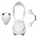 CARROSSERIE-CARENAGE SCOOT ADAPTABLE PIAGGIO 50 ZIP 2000- BLANC BRILLANT (KIT 4 PIECES) -P2R-