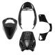 151289 CARROSSERIE-CARENAGE SCOOT ADAPTABLE PIAGGIO 50 ZIP 2000> NOIR BRILLANT (KIT 4 PIECES) -P2R- xxx Info P2R (Motorisé) 