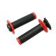 151656 REVETEMENT POIGNEE PROGRIP OFF ROAD 708 TRIPLE DENSITE NOIR-ROUGE 115mm (AVEC LOCK ON - LIVRER AVEC 5 EMBOUTS) (PAIRE) (C