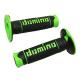 154820 REVETEMENT POIGNEE DOMINO OFF ROAD A260 NOIR-VERT (120 mm) (PAIRE) -DOMINO ORIGINE- xxx Info DOMINO 