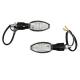 154960 CLIGNOTANT UNIVERSEL MOTO A LEDS AVOC KAGO TRANSPARENT-NOIR 11 LEDS (HOMOLOGUE CE) (PAIRE) xxx Info HIFLOFILTRO 