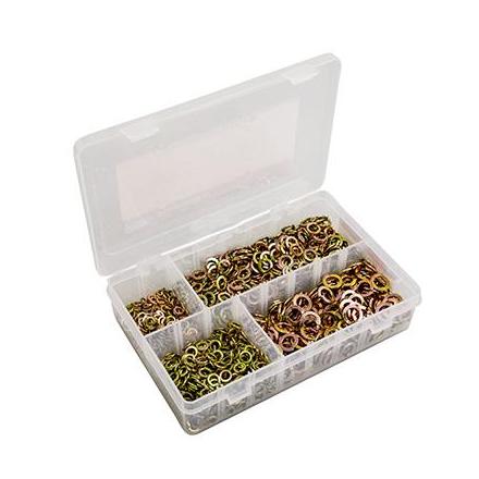 154035 RONDELLE FENDUE DIAM 5-6-8-10mm ASSORTIMENT (BOITE DE 1200 PIECES) -P2R- xxx Info P2R (Motorisé) 