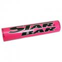 MOUSSE DE GUIDON MOTO CROSS STAR BAR MX-ENDURO ROSE (DIAM 50mm - LONGUEUR 250mm)