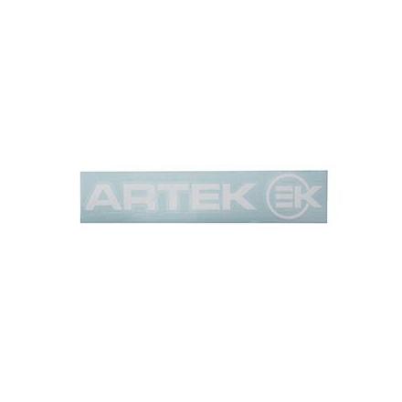 154103 AUTOCOLLANT-STICKER ARTEK BLANC PRECOUPE (PLANCHE 215mm x 45mm AVEC 1 ARTEK et 1 EK) HAUTE QUALITE xxx Info ARTEK 