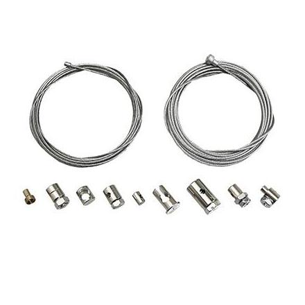 153975 CABLE GAZ + EMBRAYAGE UNIVERSEL 2M AVEC SERRE-CABLE (KIT) -P2R- xxx Info P2R (Motorisé) 