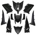 CARROSSERIE-CARENAGE MAXISCOOTER ADAPTABLE YAMAHA 530 TMAX 2012-2014 NOIR BRILLANT (KIT 11 PIECES) -P2R-