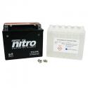 BATTERIE 12V 10 Ah NTX12-BS NITRO MF SANS ENTRETIEN AVEC PACK ACIDE (Lg150xL87xH130mm) (EQUIVALENT YTX12-BS)