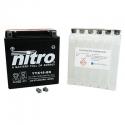 BATTERIE 12V 14 Ah NTX16-BS NITRO MF SANS ENTRETIEN AVEC PACK ACIDE (Lg150xL87xH161mm) (EQUIVALENT YTX16-BS)