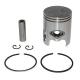 137481 PISTON SCOOT ADAPTABLE MBK 50 BOOSTER, STUNT-YAMAHA 50 BWS, SLIDER - 1999> - (CALOTTE PLATE - DIAM 40) -QUALITE ORIGINE-