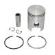 136090 PISTON 50 A BOITE POLINI POUR CYLINDRE FONTE MINARELLI 50 AM6-MBK 50 X-POWER, X-LIMIT-YAMAHA 50 TZR, DTR-PEUGEOT 50 XPS-R