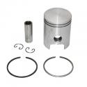 PISTON 50 A BOITE POLINI POUR CYLINDRE FONTE MINARELLI 50 AM6-MBK 50 X-POWER, X-LIMIT-YAMAHA 50 TZR, DTR-PEUGEOT 50 XPS-RIEJU 50