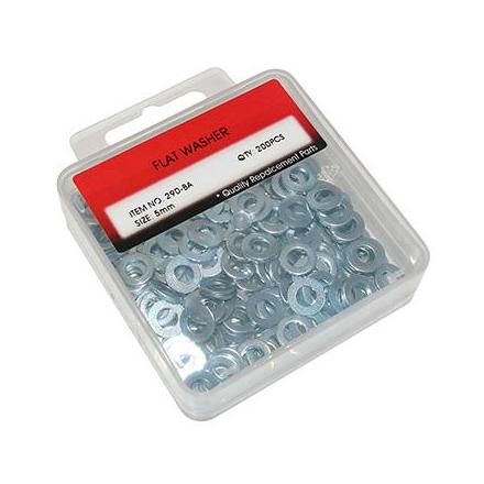 136222 RONDELLE PLATE ACIER DIAM 5 mm (BOITE DE 200 PIECES) -P2R- xxx Info P2R (Motorisé) 