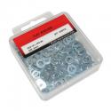 RONDELLE PLATE ACIER DIAM 5mm (BOITE DE 200 PIECES) -P2R-