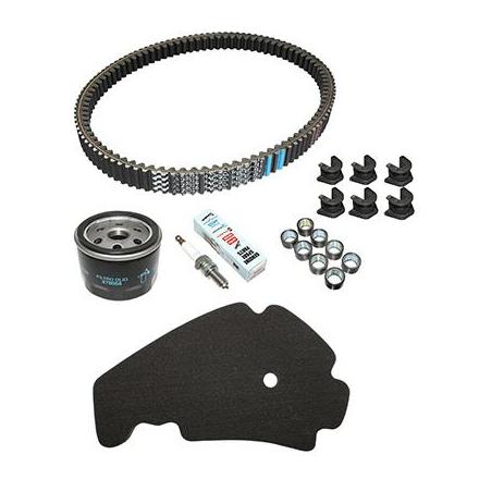 155763 KIT ENTRETIEN MAXISCOOTER ORIGINE PIAGGIO 500 MP3 2014> (AVEC GUIDES VARIATEURS - SANS PLAQUETTES DE FREIN) -1R000401- x