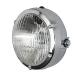 156194 PHARE-PROJECTEUR CYCLO ADAPTABLE PEUGEOT 103 ROND DIAM 103mm CHROME (P26s + TEMOIN) -HOMOLOGUE- -SELECTION P2R- xxx Inf