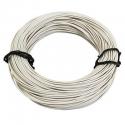 FIL ELECTRIQUE 0,50mm2 7-10 MULTIBRIN BLANC (50M) -SELECTION P2R-