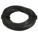 FIL ELECTRIQUE 0,75mm2 9-10 MULTIBRIN NOIR (50M) -SELECTION P2R-