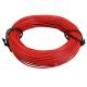 157675 FIL ELECTRIQUE 9-10 (0,75mm) ROUGE (50M) -SELECTION P2R- xxx Info 