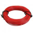 FIL ELECTRIQUE 0,75mm2 9-10 MULTIBRIN ROUGE (50M) -SELECTION P2R-