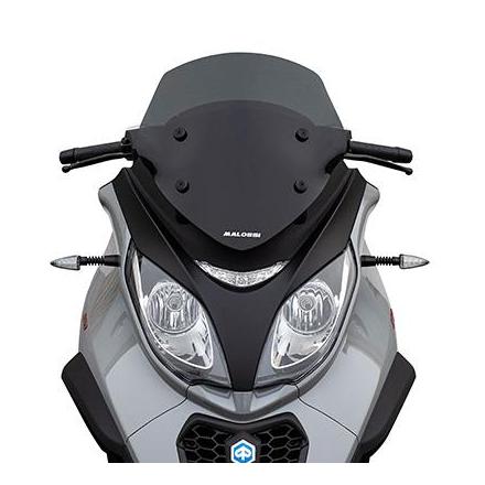 157581 BULLE-SAUTE VENT MAXISCOOTER POUR PIAGGIO 350 MP3 2018> (FUME) -MALOSSI- xxx Info MALOSSI 