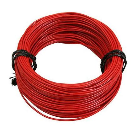 157681 FIL ELECTRIQUE 12-10 (1,00mm) ROUGE (50M) -SELECTION P2R- xxx Info 