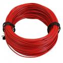 FIL ELECTRIQUE 1,00mm2 12-10 MULTIBRIN ROUGE (50M) -SELECTION P2R-