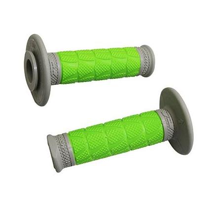 155508 REVETEMENT POIGNEE PROGRIP OFF ROAD 783 DOUBLE DENSITE BASE GRIS-VERT 115mm (PAIRE) (CROSS-MX) xxx Info PROGRIP 