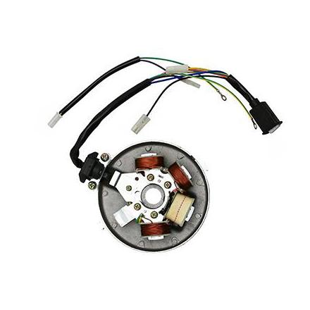 150850 STATOR ALLUMAGE CYCLO ADAPTABLE PEUGEOT 103 ELECTRONIQUE 6V AVEC CAPTEUR (AVEC PLATINE) -P2R- xxx Info P2R (Motorisé) 