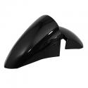 GARDE BOUE SCOOT AV ADAPTABLE PEUGEOT 50 KISBEE NOIR BRILLANT -P2R-