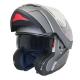 149658 CASQUE INTEGRAL MODULABLE MT ATOM SV UNI DOUBLE ECRANS TITANE MAT XS xxx Info MT 