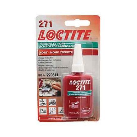 141987 FREIN FILET FORT LOCTITE 271 A RESISTANCE ELEVEE (FLACON 24 ML SOUS BLISTER) xxx Info 