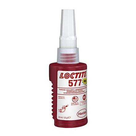 141995 TUBE ETANCHE LOCTITE 577 ETANCHEITE DES RACCORDS A RESISTANCE MOYENNE (FLACON 50 ML) xxx Info 