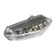 146922 FEU ARRIERE 50 A BOITE ADAPTABLE DERBI 50 SENDA DRD, XRACE 2005> LEXUS TRANSPARTENT A LEDS -HOMOLOGUE CE -REPLAY- xxx I