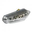 FEU ARRIERE 50 A BOITE ADAPTABLE DERBI 50 SENDA DRD, XRACE 2005- LEXUS TRANSPARTENT A LEDS -HOMOLOGUE CE -REPLAY-