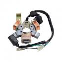 STATOR ALLUMAGE CYCLO ADAPTABLE PEUGEOT 103 ELECTRONIQUE 6V AVEC CAPTEUR ET SANS PLATINE -P2R-