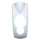 10235 CARENAGE-FACE AV SCOOT ADAPTABLE PEUGEOT 50 LUDIX BLANC BRILLANT (POUR COMPTEUR TRIANGULAIRE) -P2R- xxx Info P2R (Motoris