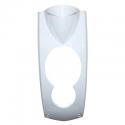 CARENAGE-FACE AV SCOOT ADAPTABLE PEUGEOT 50 LUDIX BLANC BRILLANT (POUR COMPTEUR TRIANGULAIRE) -P2R-