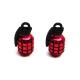 11521 BOUCHON DE VALVE REPLAY GRENADE ROUGE (PAIRE) xxx Info REPLAY 