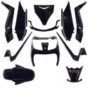 CARROSSERIE-CARENAGE MAXISCOOTER ADAPTABLE YAMAHA 125-250 XMAX 2006-2009 - MBK 125-250 SKYCRUISER 2006-2009 NOIR BRILLANT (KIT 1